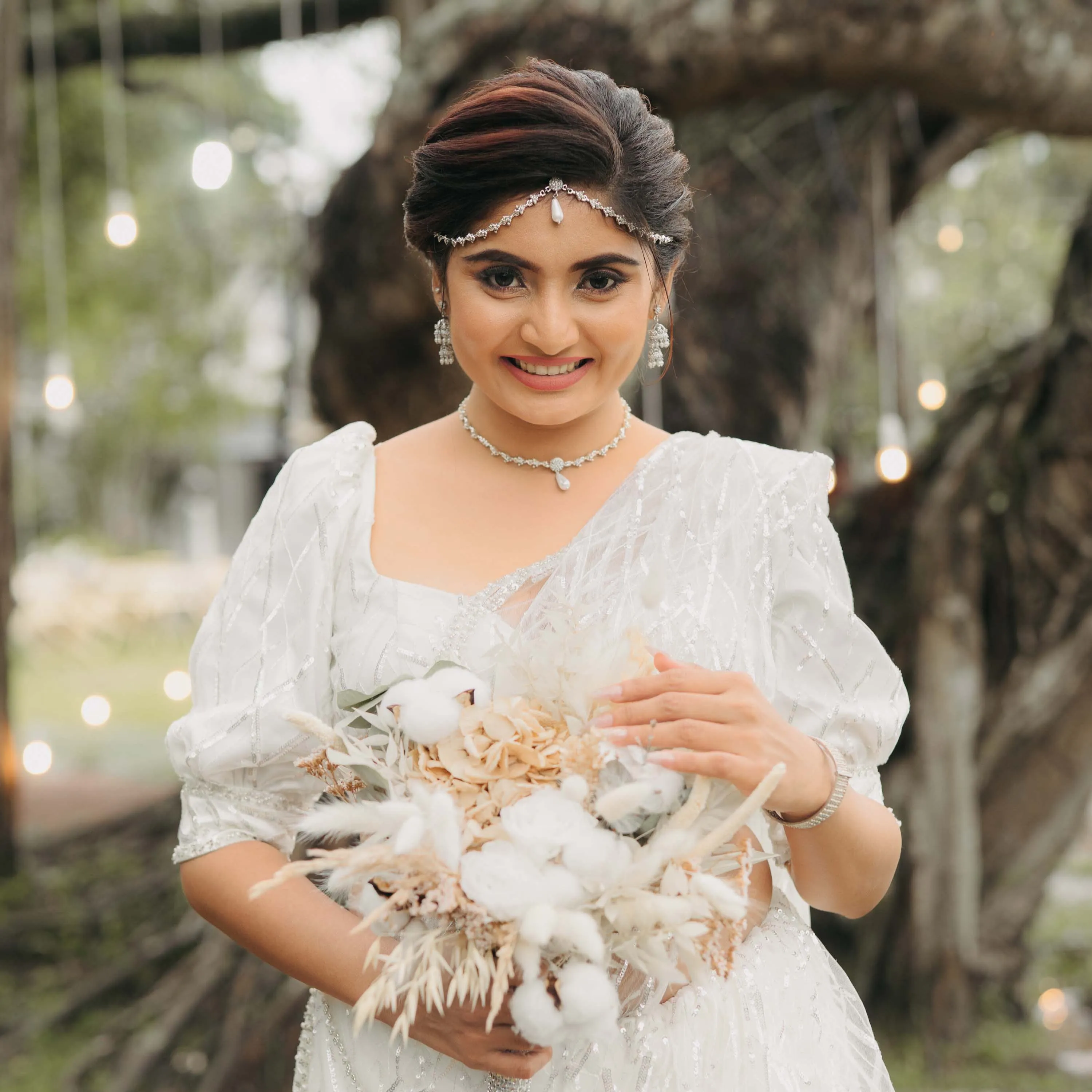 Traditional Sinhala wedding moment.